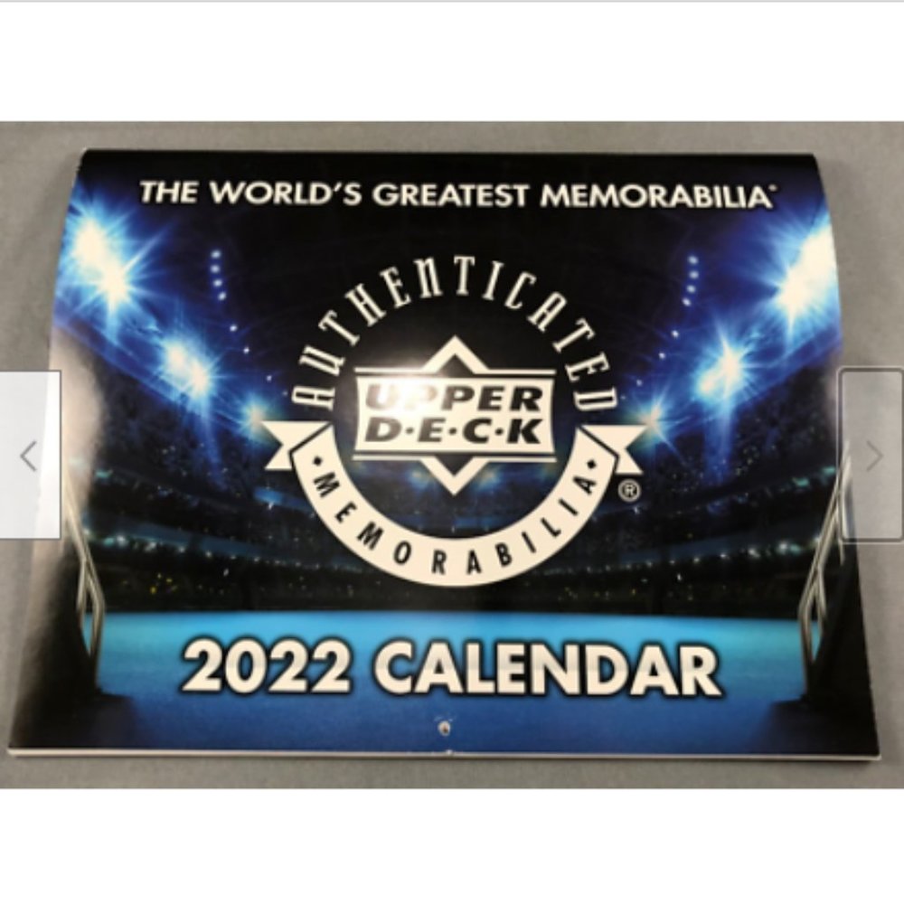 Upper Deck Official Memorabilia 2022 Sport Calendar Lebron Tiger Jordan Gretzky